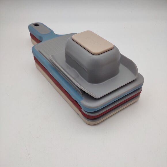 Kuhn Rikon Set of 3 Nesting Double Edge Slicer & Grater Set K92192 FARMHOUSE - Picture 1 of 9